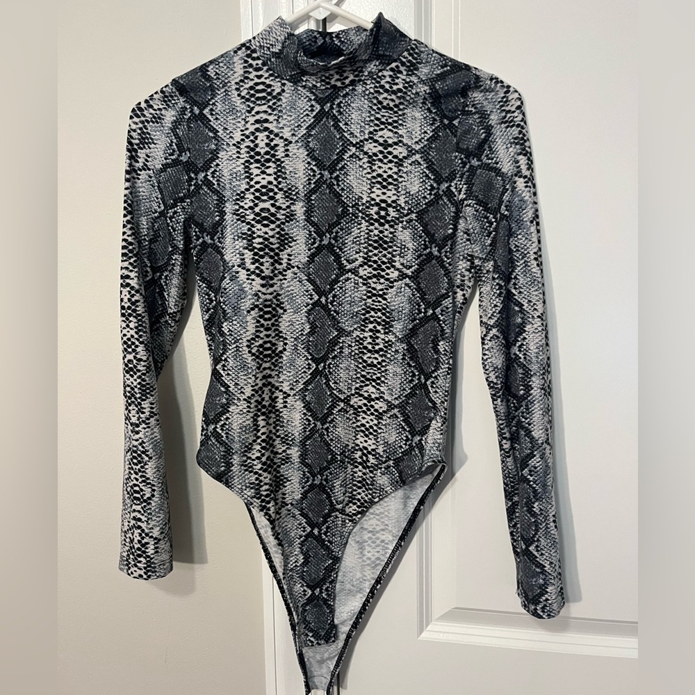 Snakeskin bodysuit